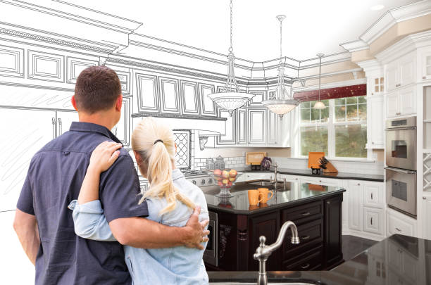 Professional Cabinet Installation technician working in Brentwood, PA
